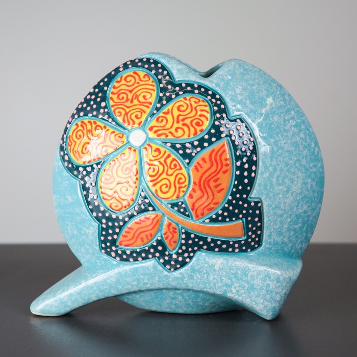 Ваза "Нептун"   желтый микс