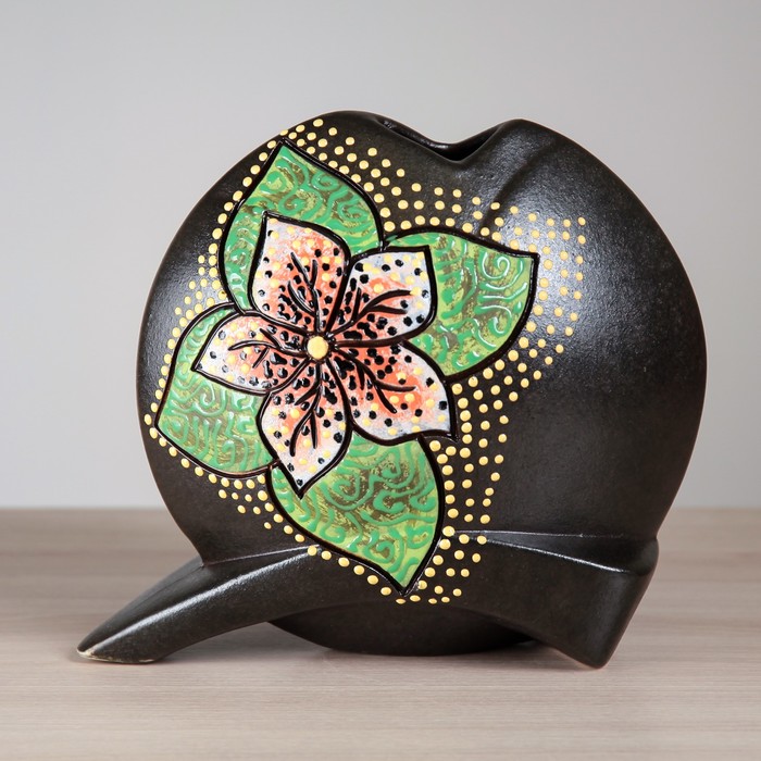 Ваза "Нептун"   коричневый микс