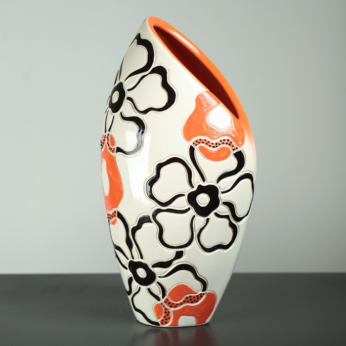 Ваза "Диана"   цветной  микс