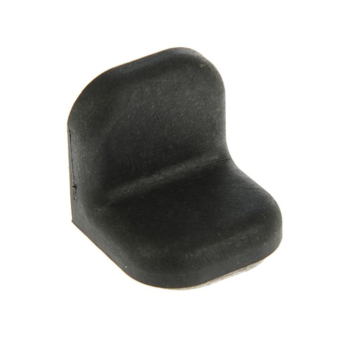 Уголок крепежный, с пластиковой крышкой, черный, тип 2