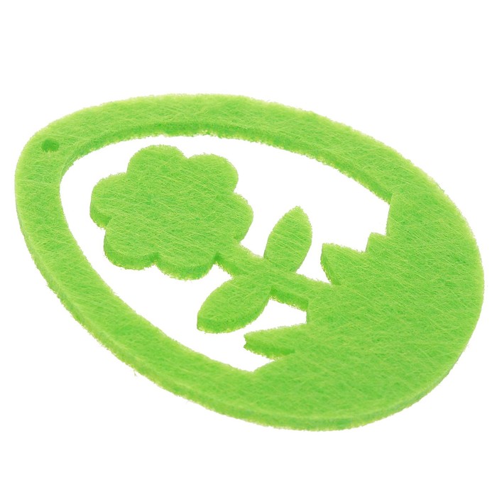 Набор пасхальных подвесок "Цветок 3шт", 6см, фетр 3мм