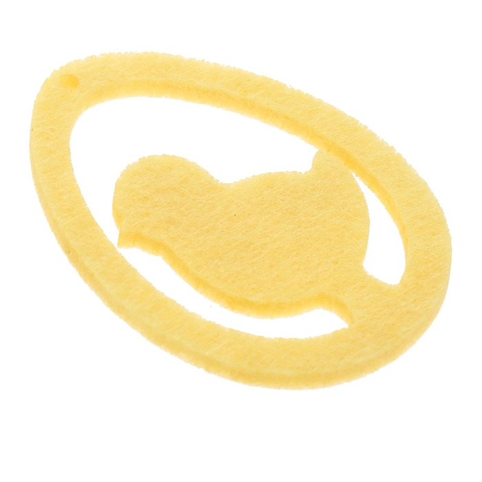 Набор пасхальных подвесок "Цыпленок 3шт", 6см, фетр 3мм