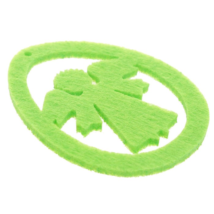 Набор пасхальных подвесок "Ангел 3шт", 6см, фетр 3мм