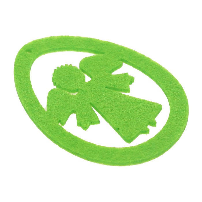 Набор пасхальных подвесок "Ангел 2шт", 8см, фетр 3мм