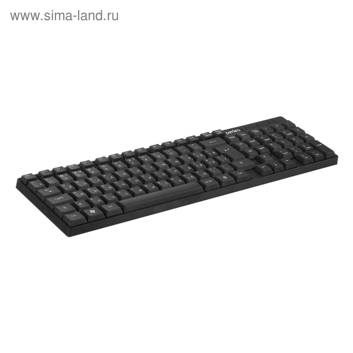 Клавиатура Perfeo DOMINO PF-4511, проводная, мембранная, 105 клавиши, USB, чёрная