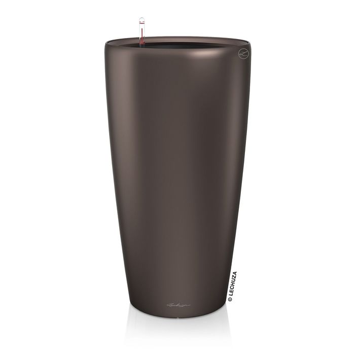 Кашпо с автополивом "Рондо", цвет кофе