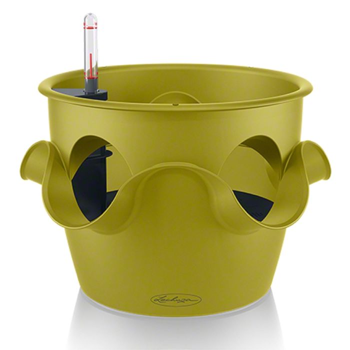 Кашпо с автополивом "Каскадино. Колор", цвет фисташковый