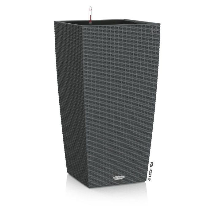 Кашпо с автополивом "Кубико. Коттедж", цвет гранитный