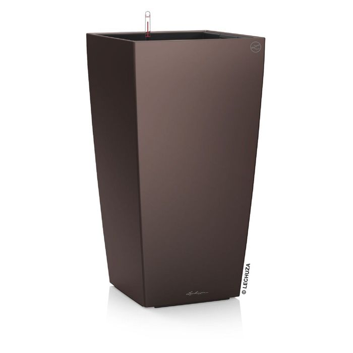 Кашпо с автополивом "Кубико", цвет кофе