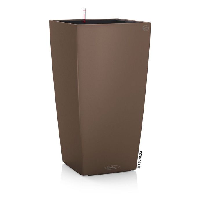 Кашпо с автополивом "Кубико. Колор", цвет мускатный