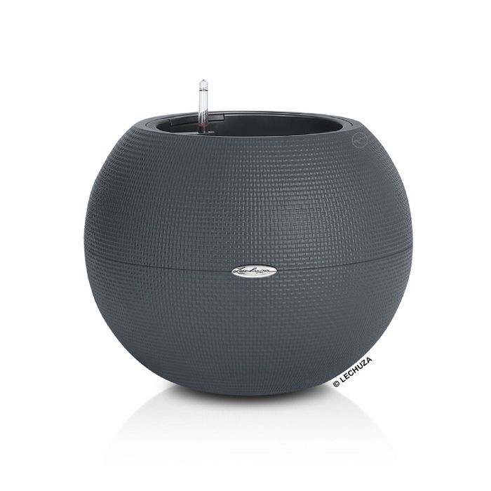 Кашпо с автополивом "Пуро", цвет Серый