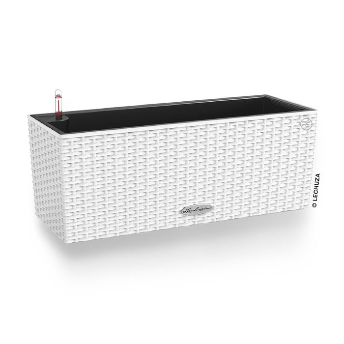 Кашпо с автополивом "Балконера. Коттедж", цвет белый