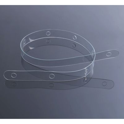 Крючок пластиковый с креплением L=60, (фасовка 20 шт), цвет прозрачный