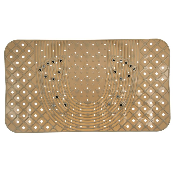 SPA-коврик для ванны магнитный "Следы", цвет МИКС