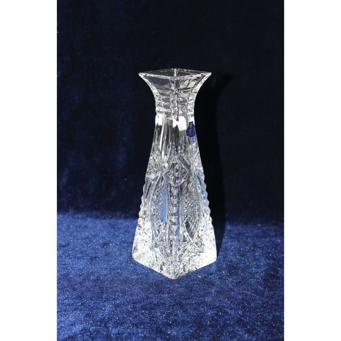 Ваза хрустальная "Пирамидка"