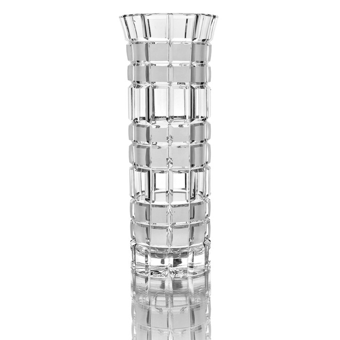 Ваза хрустальная "Бисер" прямоугольники