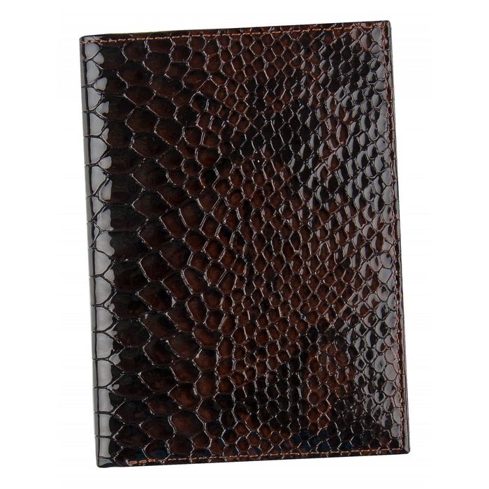 Обложка для автодокументов, цвет кофейный