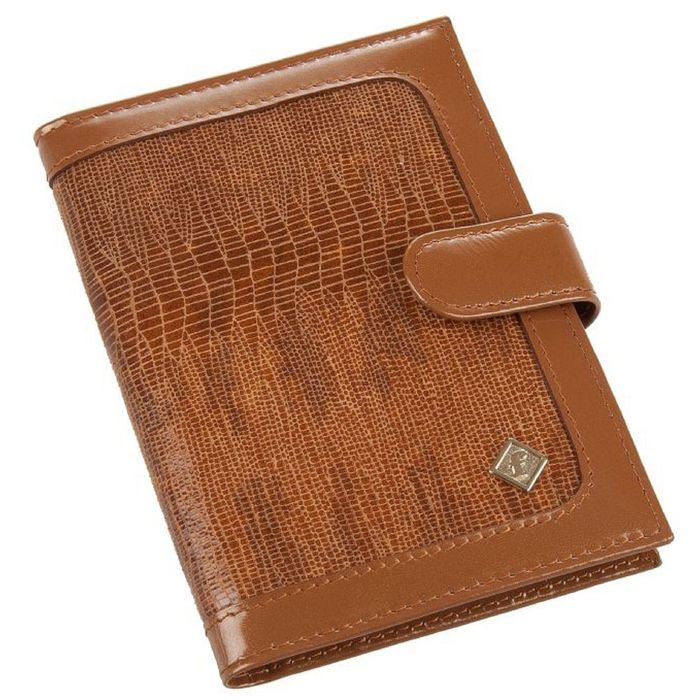 Обложка для автодокументов, цвет коричневый