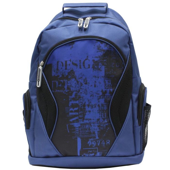 Рюкзак, 52х33х17 см, отделение на молнии, 2 кармана, цвет синий