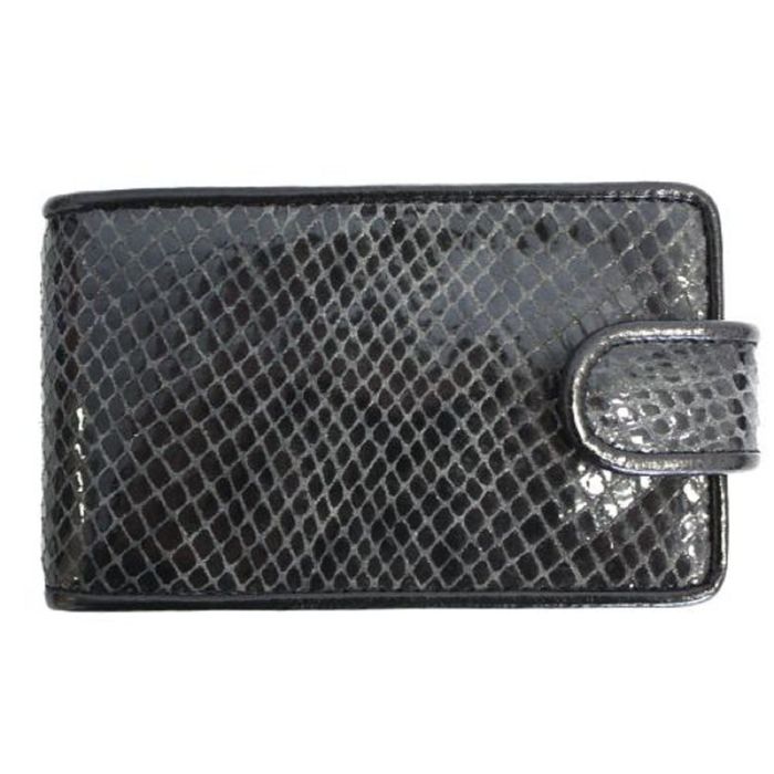 Визитница, 12 визиток, цвет чёрный