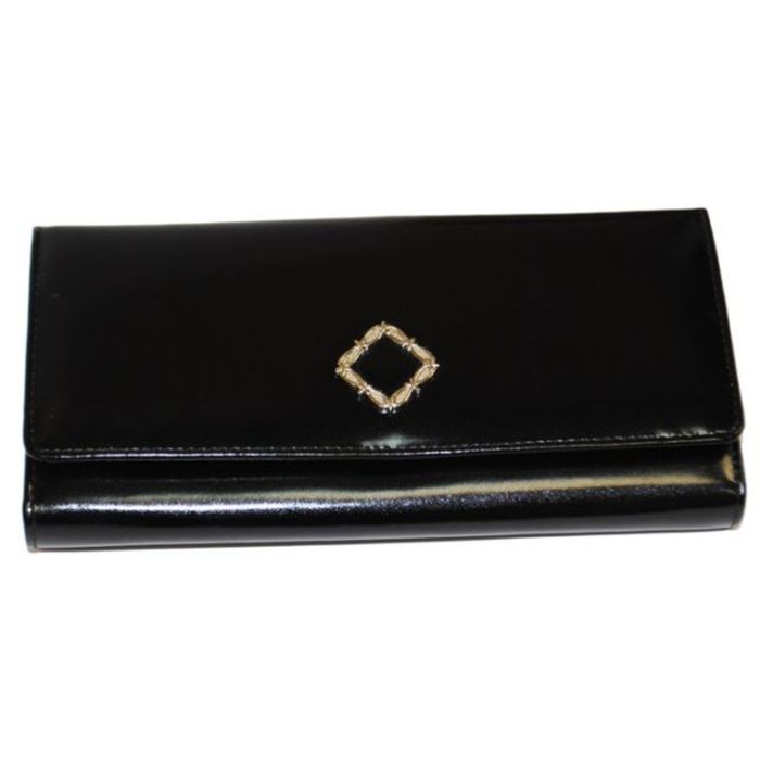 Портмоне, 19х3х9,1 см, отделение для купюр, цвет чёрный