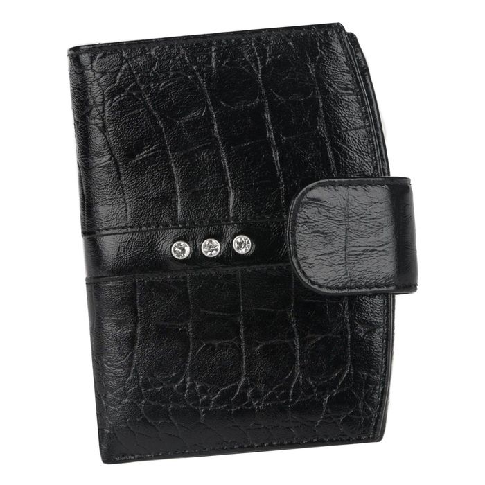 Портмоне, 12,5х3х9 см,1 отделение для купюр, цвет чёрный