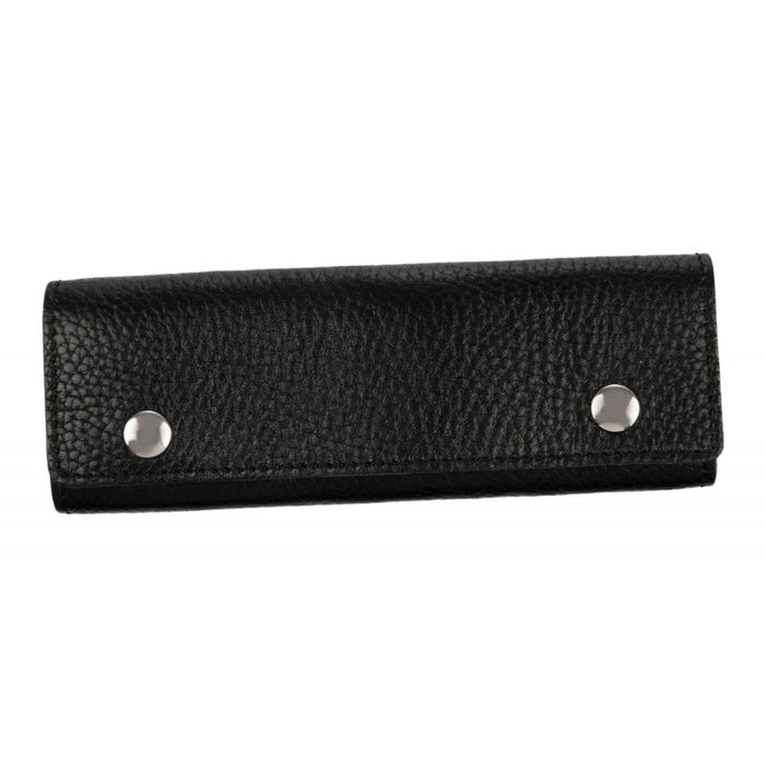 Футляр для ключей, 4 карабина, цвет чёрный