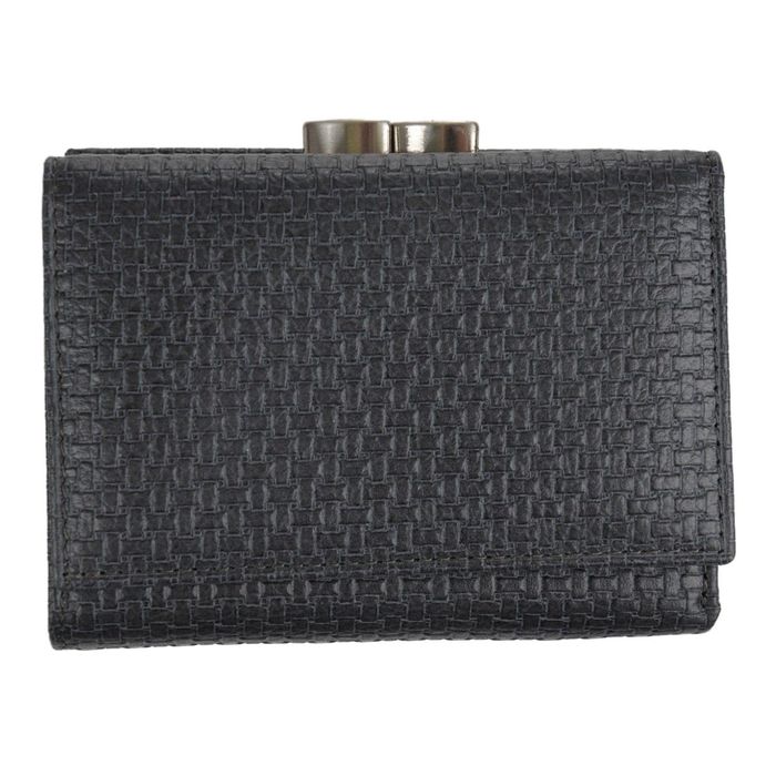 Портмоне, 10х4х8,5 см, 2 отделения для купюр, для монет, 3 отделения для кредитных карт, цвет серый