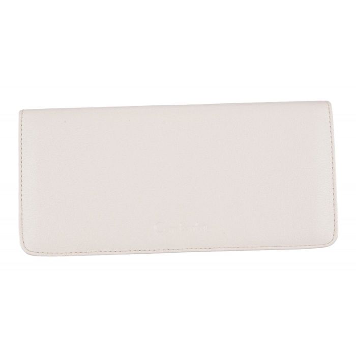 Портмоне, 18,5х1,5х9 см, 2 отделения для купюр, для монет, 3 отделения для кредитных карт, цвет бежевый