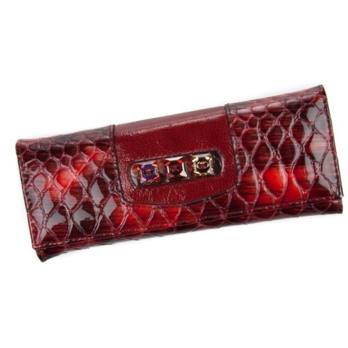 Футляр для ключей, 4 карабина, цвет красный