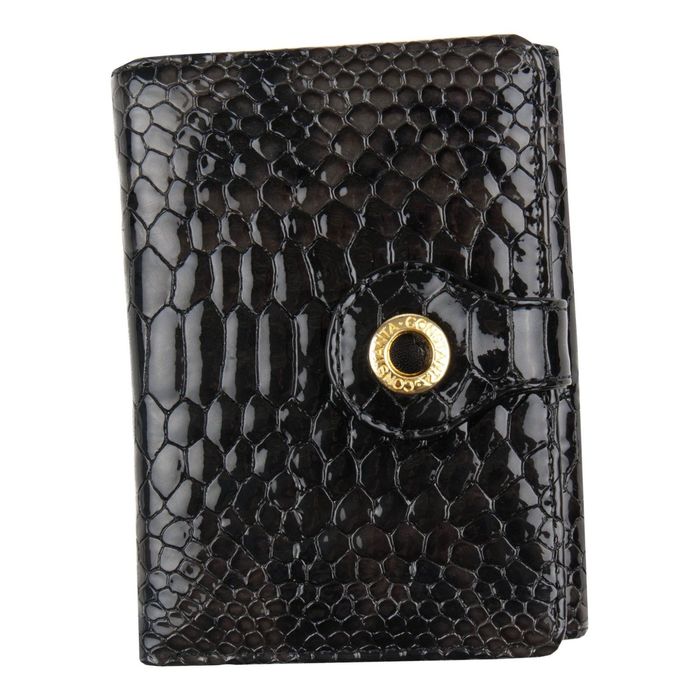 Портмоне, 9,5х2х14,2 см, отделение для купюр, для монет, 2 отделения для кредитных карт, цвет чёрно-серый