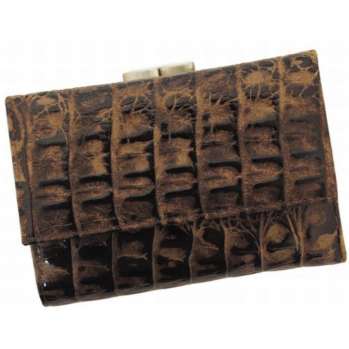 Портмоне, 12,5х2х9,2 см, отделение для купюр, для монет, 2 отделения для кредитных карт, цвет коричневый