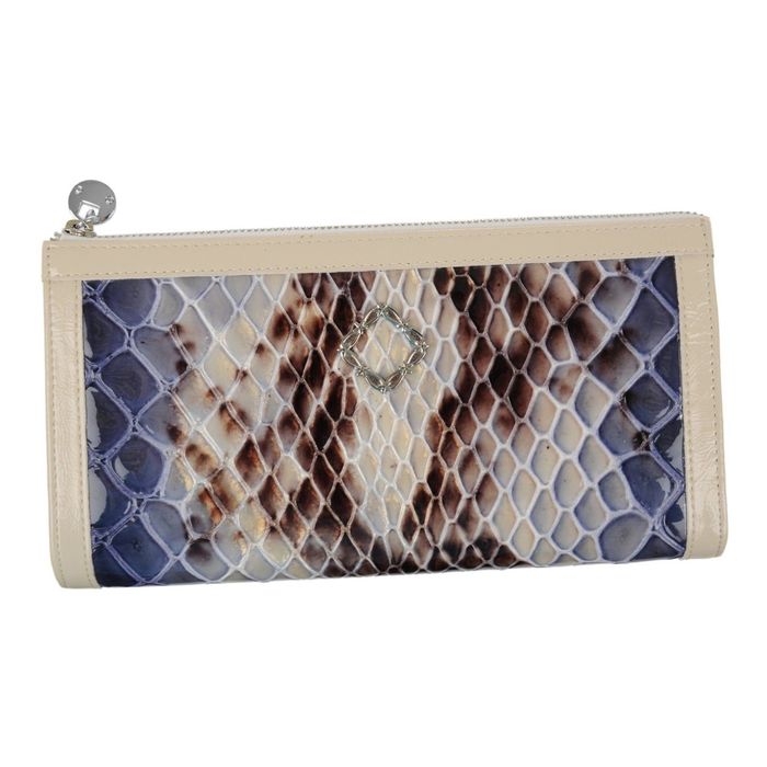 Портмоне, 20х1,5х11,5 см, отделение для купюр, цвет бежевый