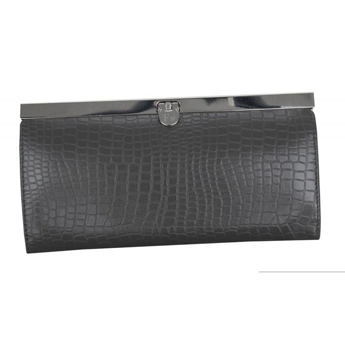 Портмоне, 19х1,5х10,4 см, отделение для купюр, для монет, цвет серый