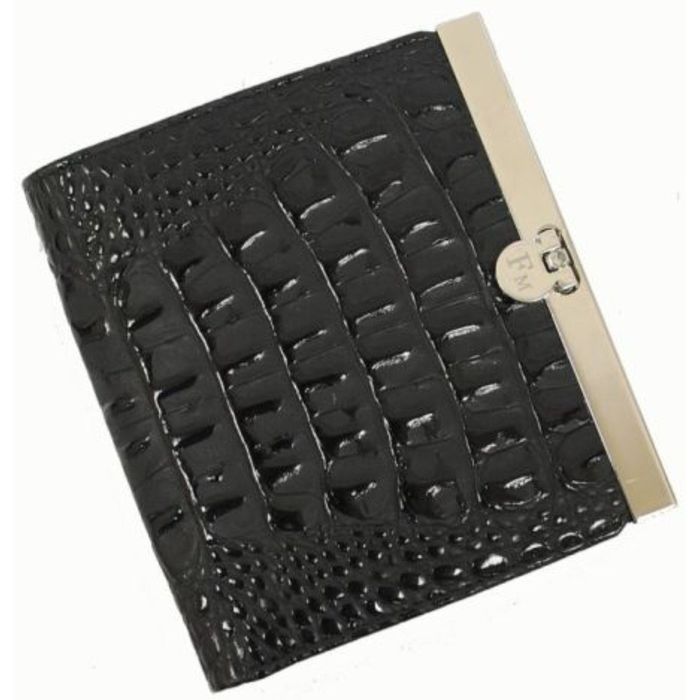 Портмоне  0-449FM,10*1,5*11,5,2 отд д/купюр,для монет ,отд д/кредит карт, черный