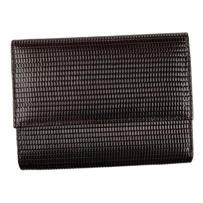 Портмоне, 12,5х2х10 см, отделение для купюр, для монет, отделение для кредитных карт, цвет коричневый