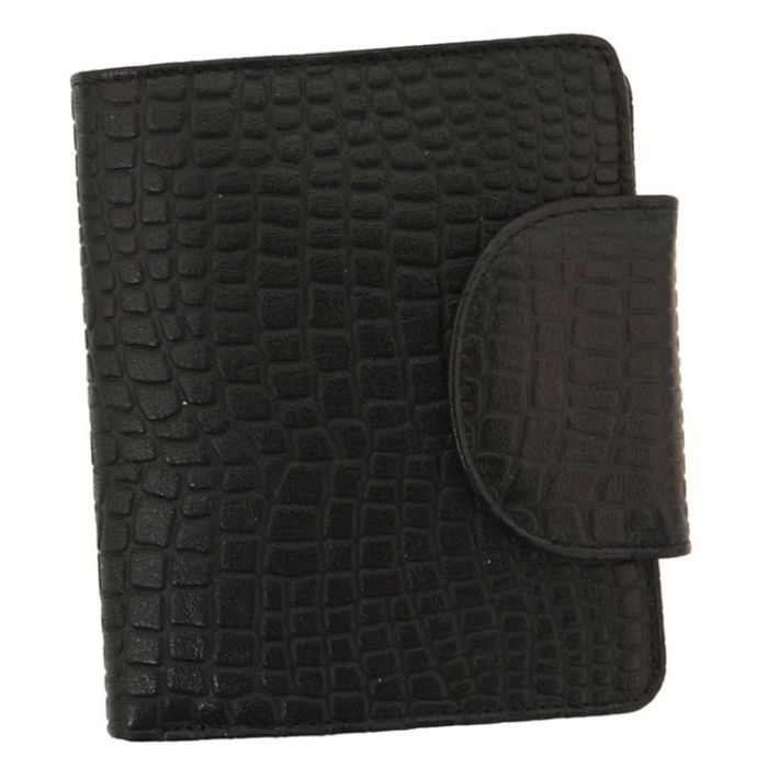 Портмоне, 9х3х11,5, 2 см, отделение для купюр, для монет, отделение для кредитных карт, цвет чёрный
