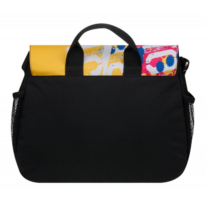 Сумка молодёжная, 30 × 9 × 36 см, 1 отделение на молнии, карман, регулировочный ремень, цвет чёрный