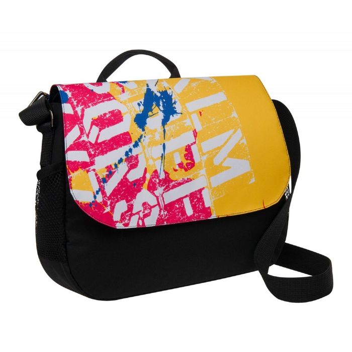 Сумка молодёжная, 30 × 9 × 36 см, 1 отделение на молнии, карман, регулировочный ремень, цвет чёрный