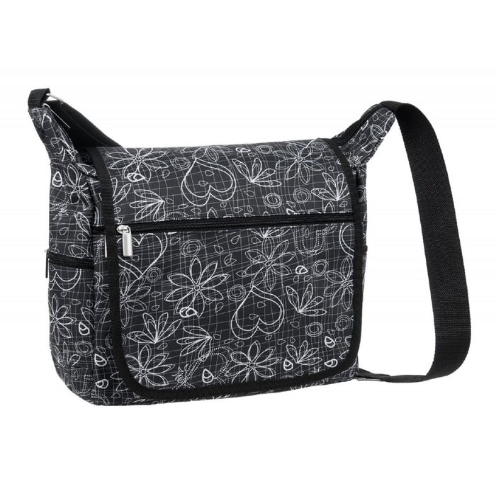 Сумка молодёжная, 31 × 12 × 24,1 см, отделение на молнии, карман, регулировочный ремень, цвет серый