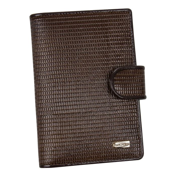 Обложка для автодокументов, цвет коричневый