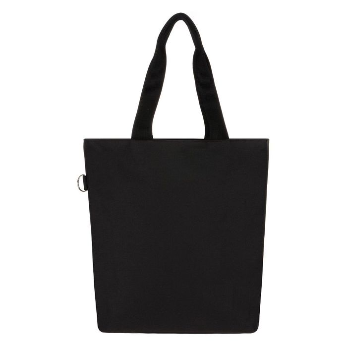 Сумка молодёжная, 36 × 10 × 34,1 см, отделение на молнии, карман, регулировочный ремень, цвет чёрный