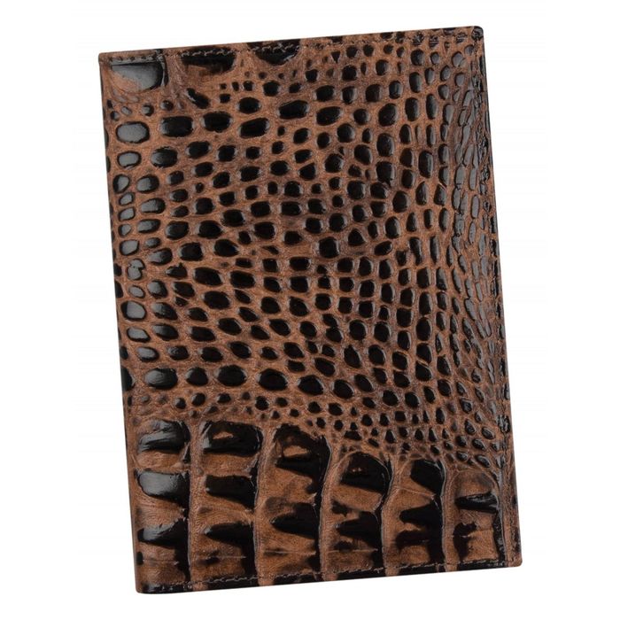 Обложка для автодокументов, цвет коричневый