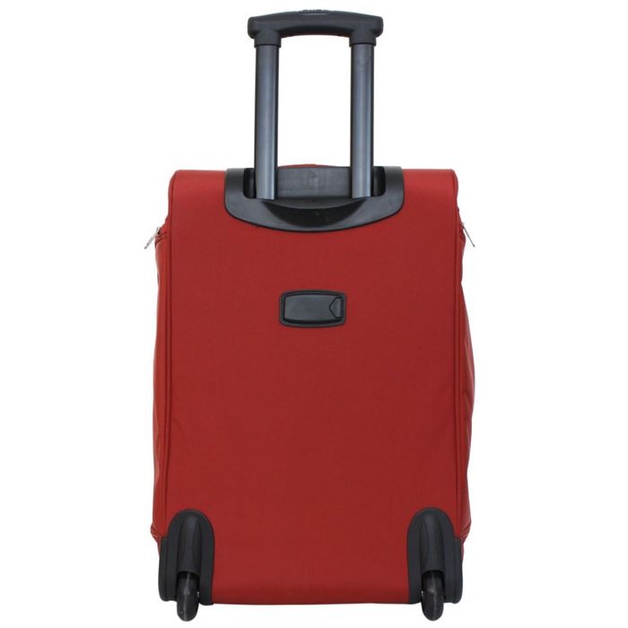 Чемодан, средний, 24", 1 отделение на замке, 2 колеса, цвет терракотовый