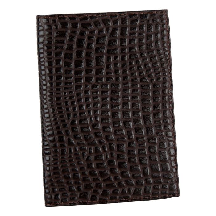 Обложка для автодокументов, цвет коричневый