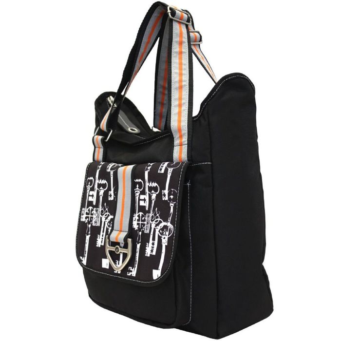 Сумка молодёжная, 30 × 16 × 36 см, отделение на молнии, карман, цвет чёрный