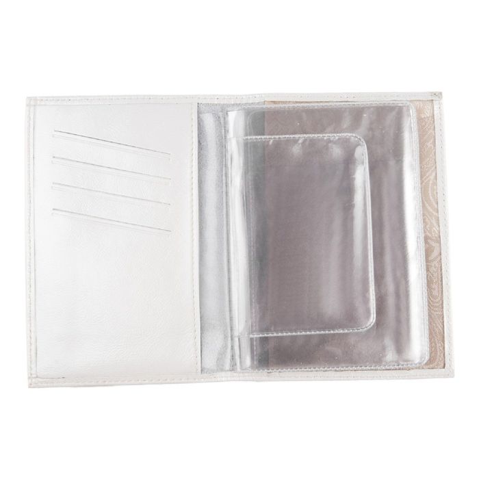 Обложка для автодокументов, цвет белый