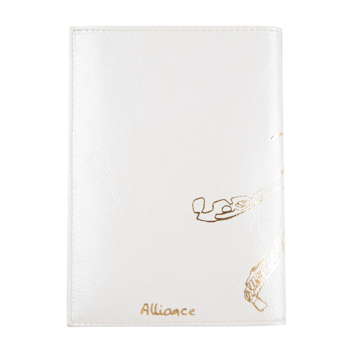 Обложка для автодокументов, цвет белый