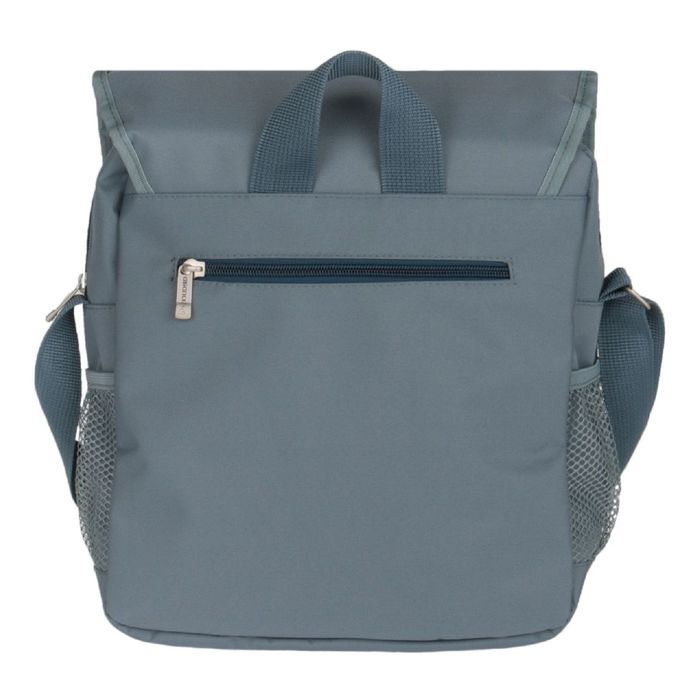 Сумка молодежная, 31 × 33 × 10 см, отделение на молнии, карман, цвет серый