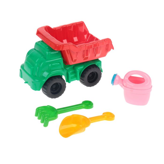 Самосвал "Бимка" с песочным набором кроха-2, МИКС